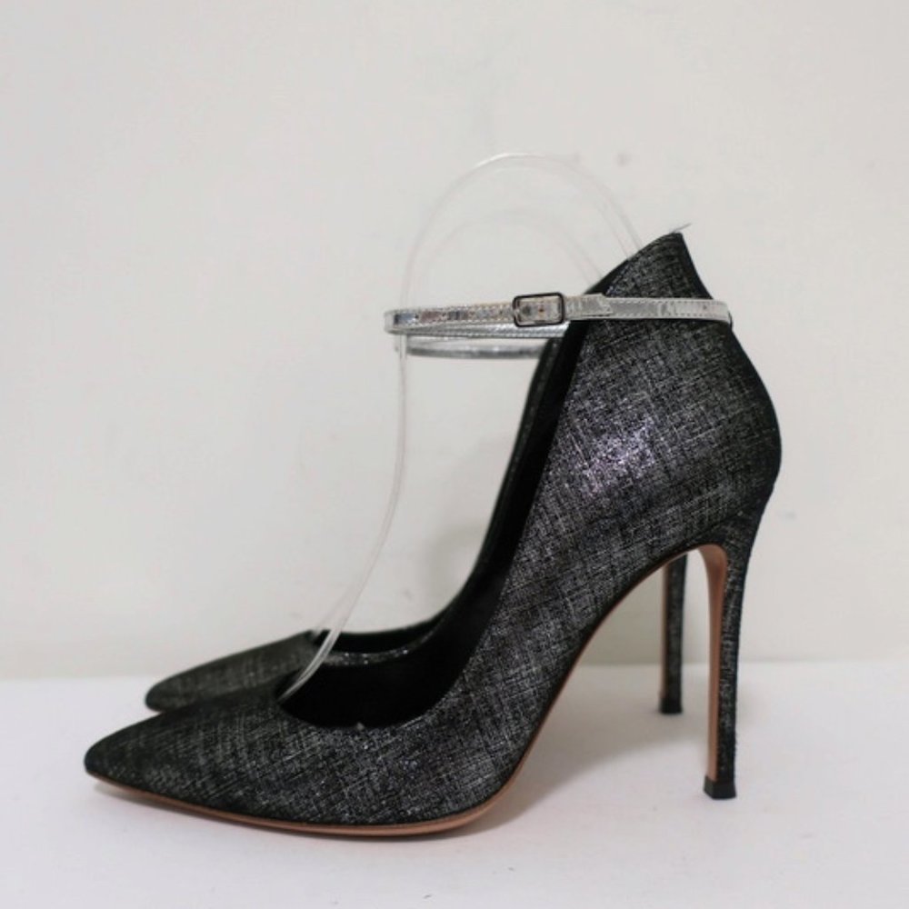 Gianvito Rossi High-Back Ankle Strap Pumps Sz 36.5 - Picture 6 of 11